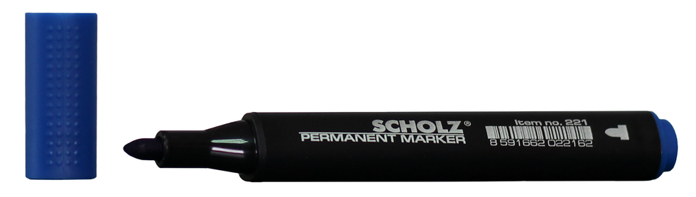 Маркер SCHOLZ перманентний (221SCH), синій